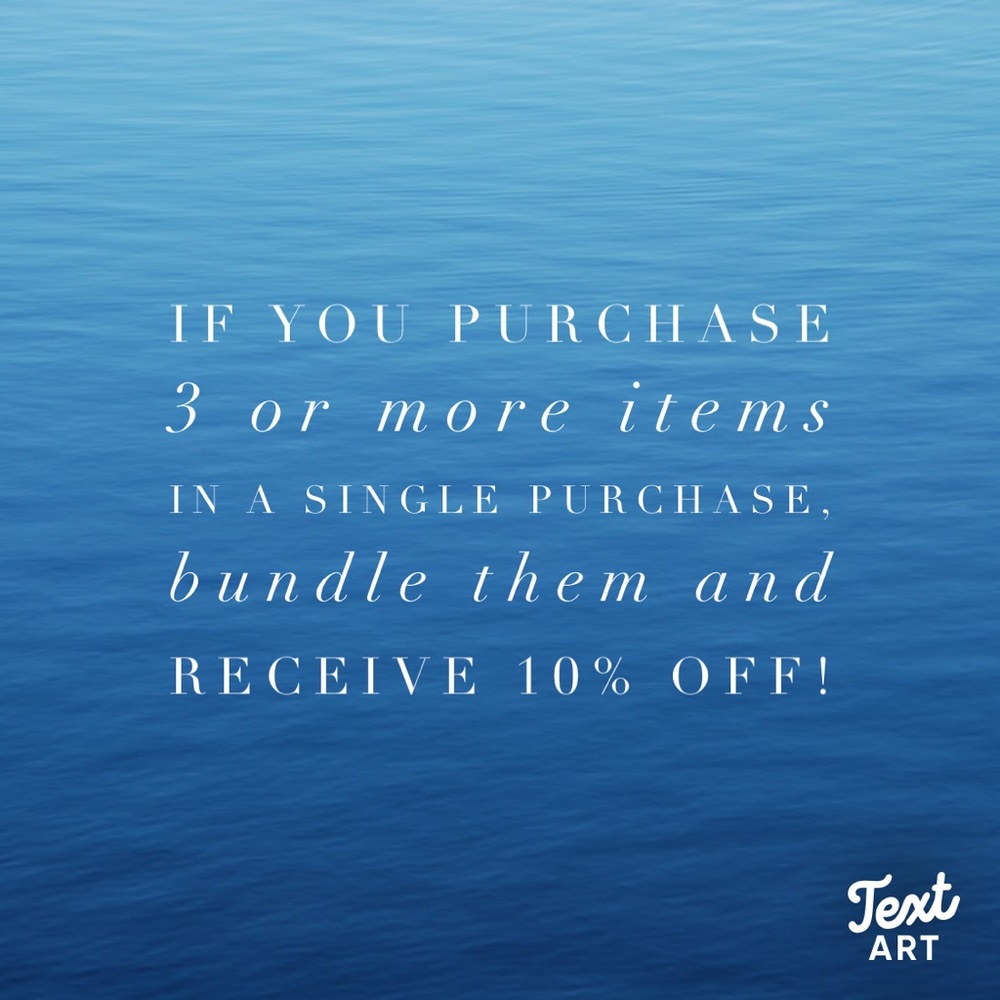 Bundle and save